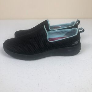 Skechers Womens Shoes Size 8.5 Black Slip On Go Walk Joy Casual Comfort Everyday